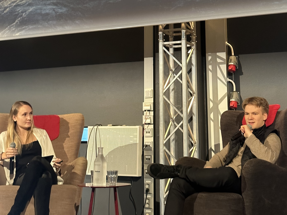 Speaking at Aaltoes Event